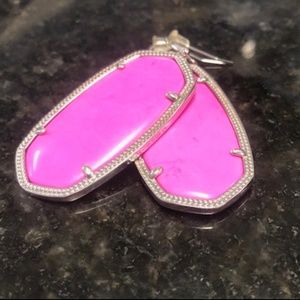 Kendra Scott Magenta Danielle earrings
